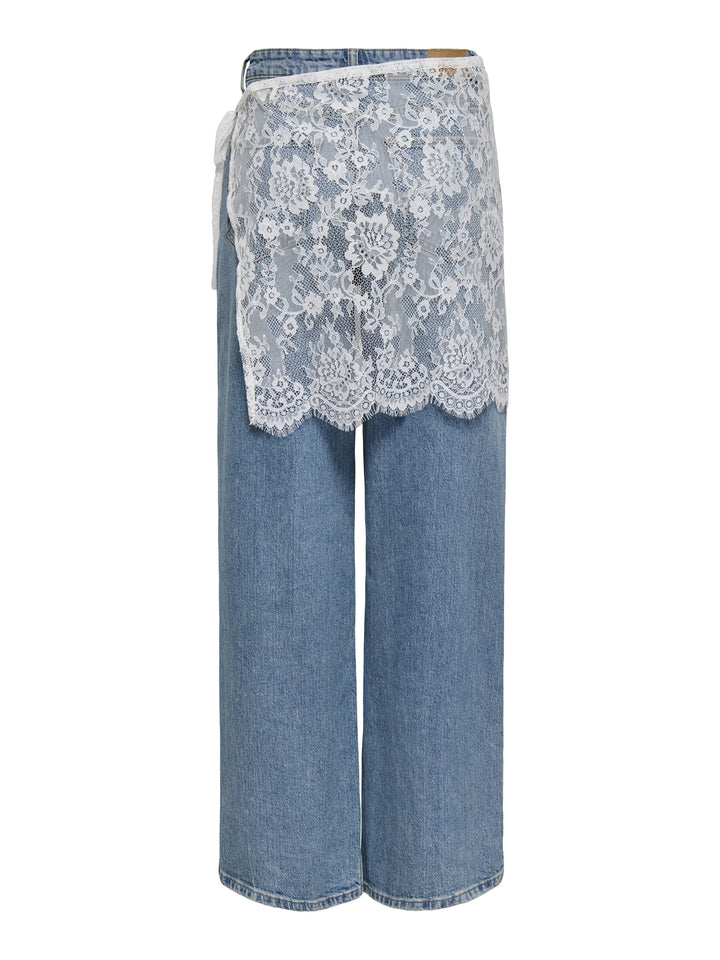 JDYNELA LACE SCARF WVN, White 177991 Bild 3