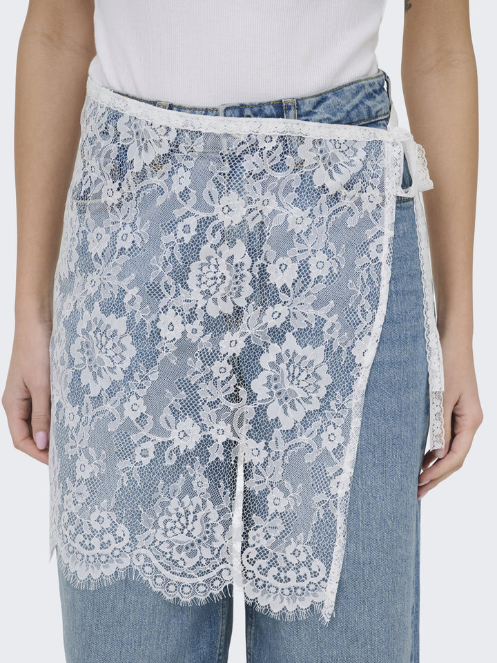 JDYNELA LACE SCARF WVN, White 177991 Bild 7