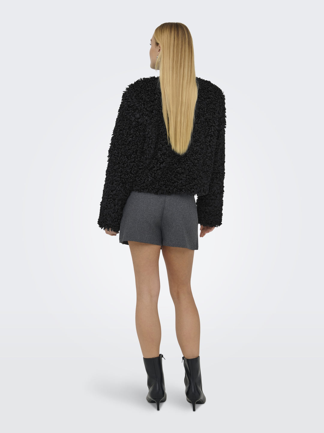 JDYNEO FAUX FUR JACKET OTW SIE, Black 177911 Bild 5