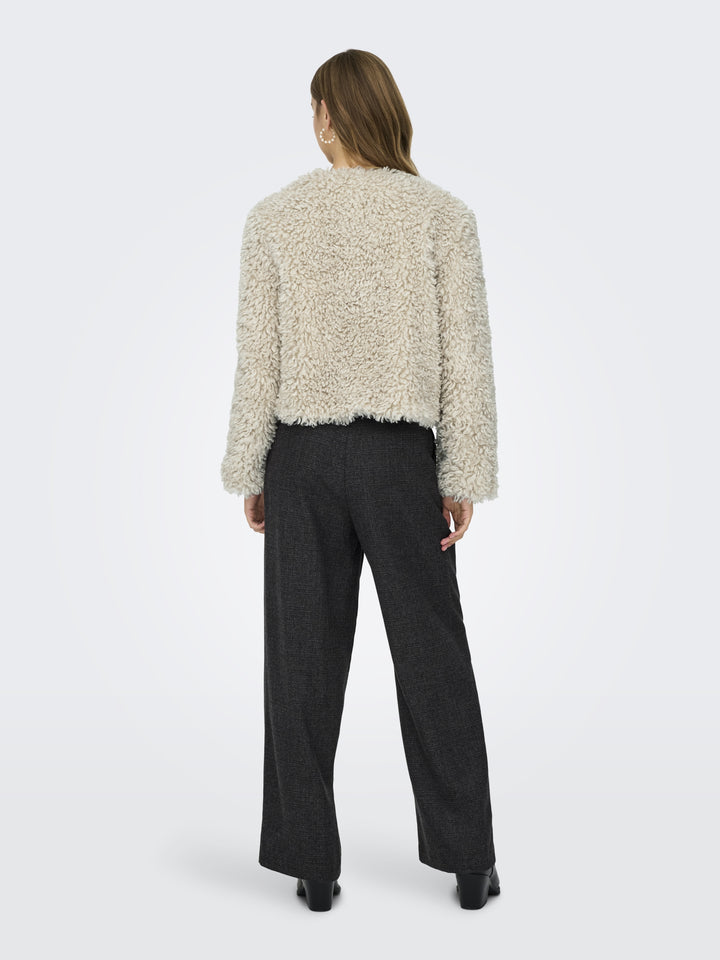 JDYNEO FAUX FUR JACKET OTW SIE, Tofu 212950 Bild 4