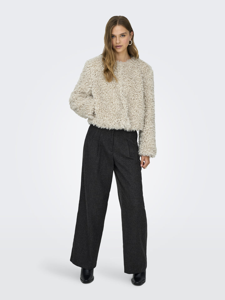 JDYNEO FAUX FUR JACKET OTW SIE, Tofu 212950 Bild 5