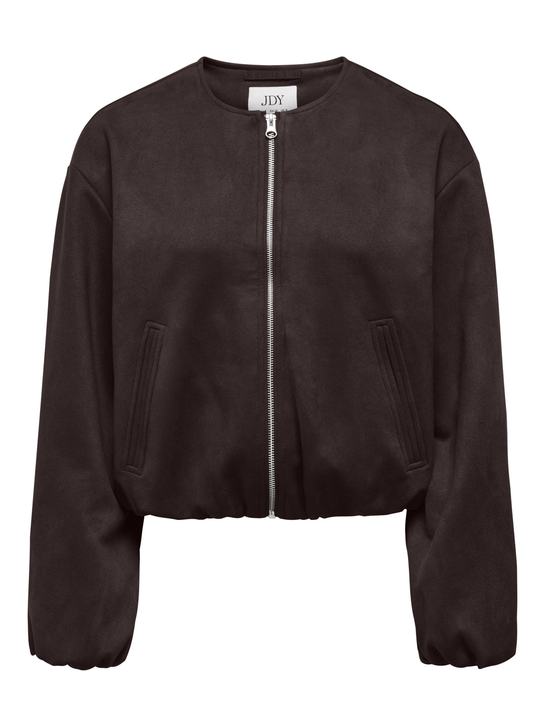 JDYNIA FAUX SUEDE BALLOON JACKET OT, Chocolate Torte/GUN METAL TRIM 244915002 Bild 1