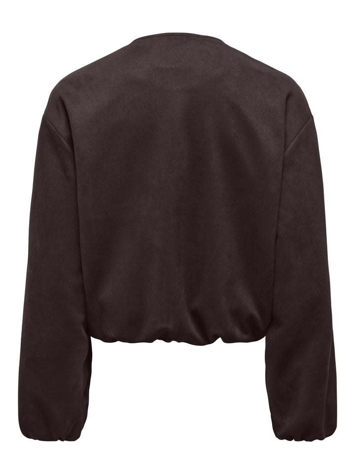 JDYNIA FAUX SUEDE BALLOON JACKET OT, Chocolate Torte/GUN METAL TRIM 244915002 Bild 2