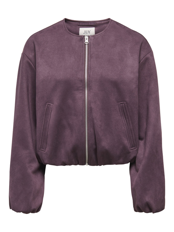 JDYNIA FAUX SUEDE BALLOON JACKET OT, Huckleberry/SILVER TRIM 287755001 Bild 1