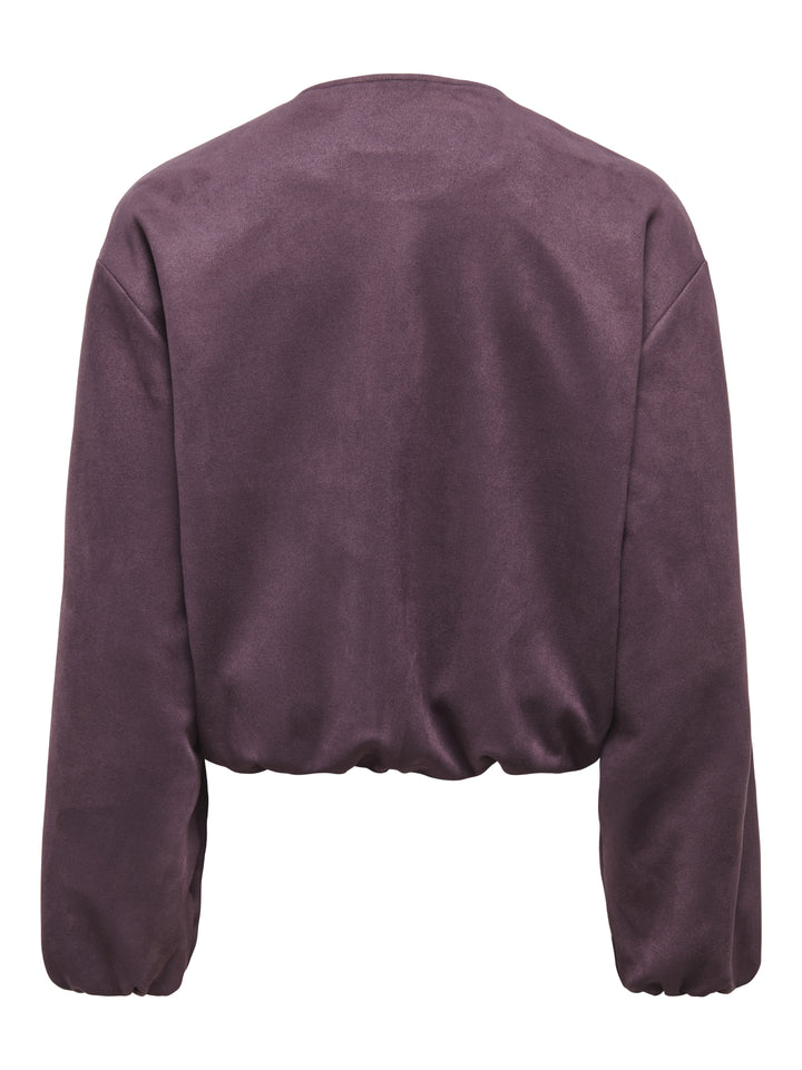 JDYNIA FAUX SUEDE BALLOON JACKET OT, Huckleberry/SILVER TRIM 287755001 Bild 2