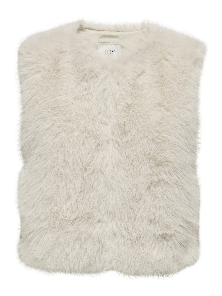 JDYORA FAUX FUR WAISTCOAT OTW SIE, Birch 180083 Bild 1