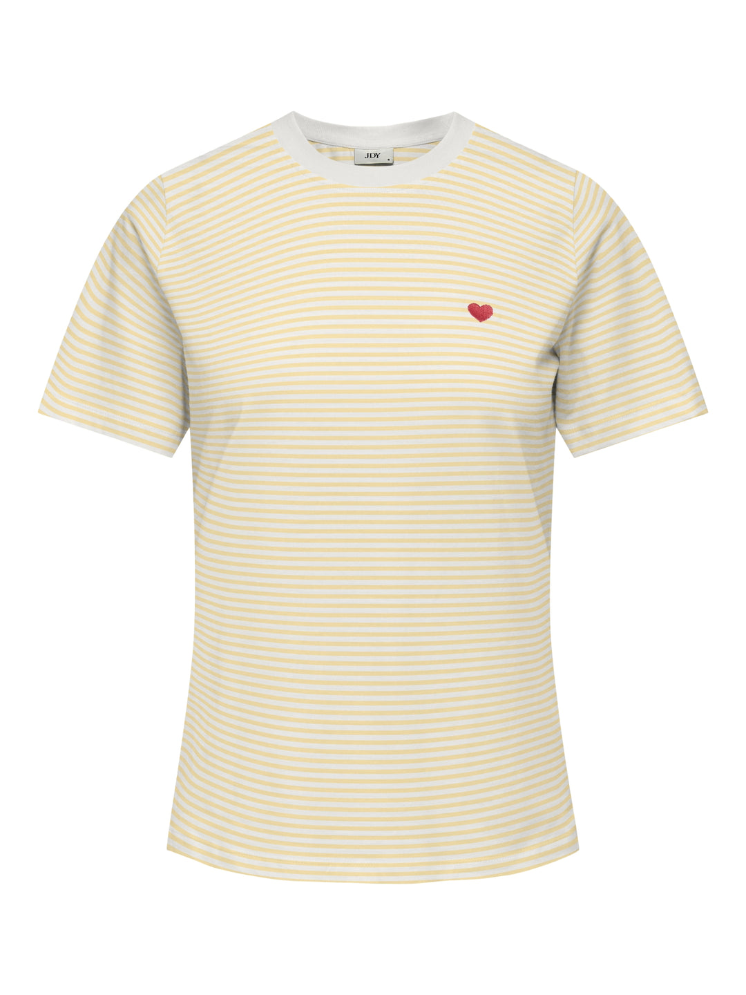 JDYPISA LIFE S/S PRINT TOP JRS NOOS, Cloud Dancer/DOUBLE CREAM STRIPES + 177922063 Bild 1