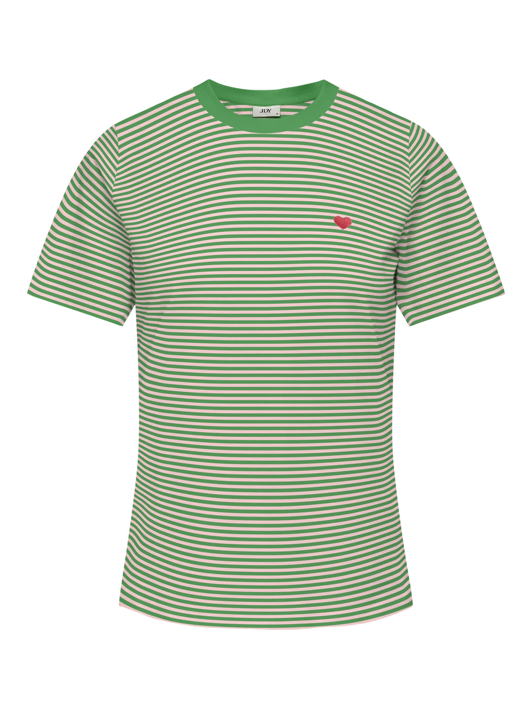 JDYPISA LIFE S/S PRINT TOP JRS NOOS, Bright Green/PINK DOGWOOD STRIPES + 215191064 Bild 1