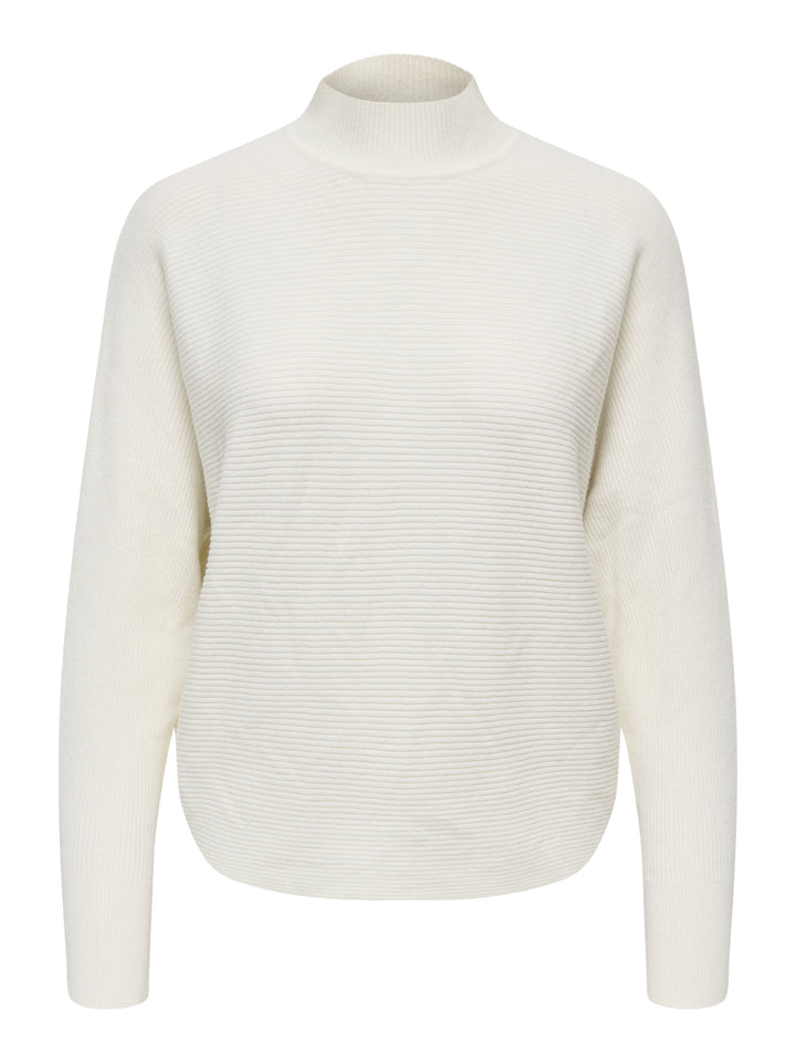 JDYPRIME LIFE L/S HN BAT. PULL. KNT, Cloud Dancer/MELANGE 177922001 Bild 1