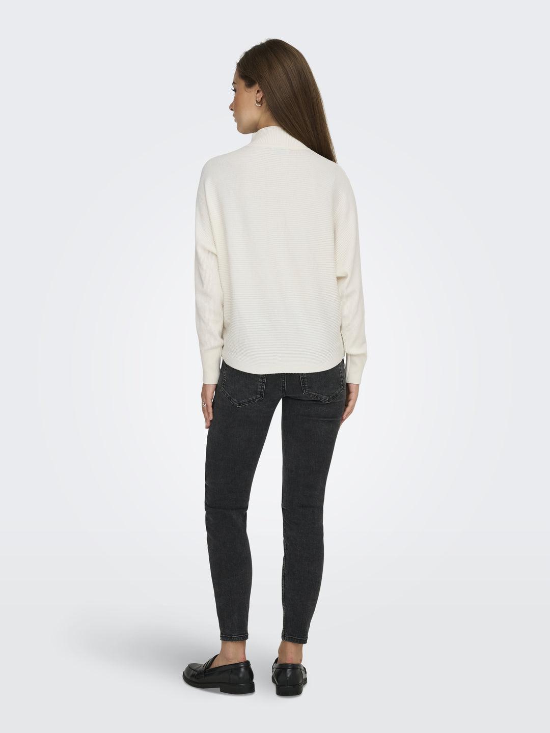 JDYPRIME LIFE L/S HN BAT. PULL. KNT, Cloud Dancer/MELANGE 177922001 Bild 4