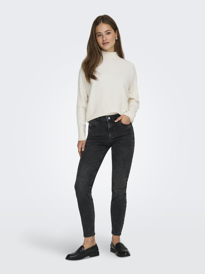 JDYPRIME LIFE L/S HN BAT. PULL. KNT, Cloud Dancer/MELANGE 177922001 Bild 5