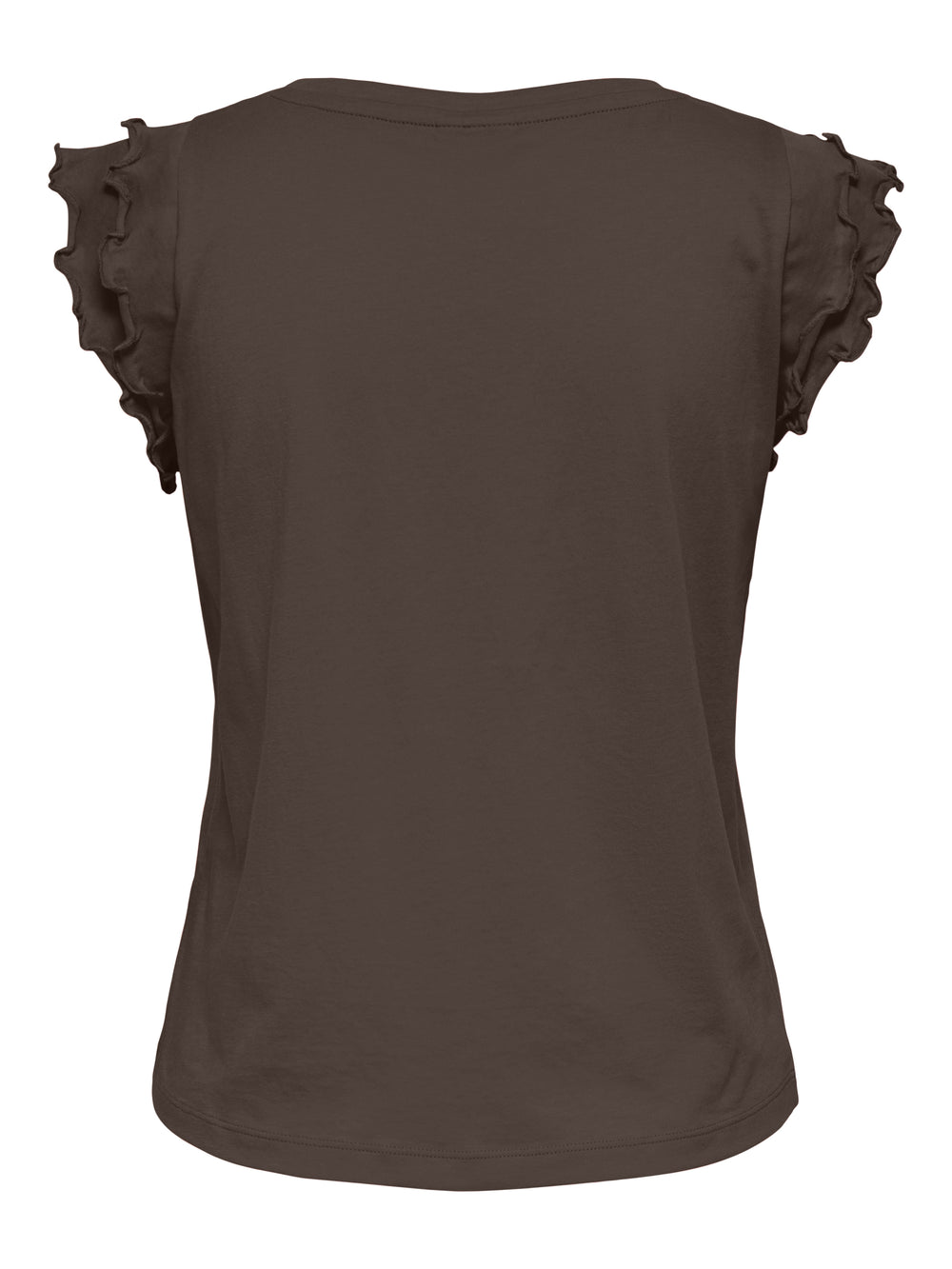 JDYREX S/L FRILL TOP JRS DIA, Chocolate Brown 237395 Bild 2