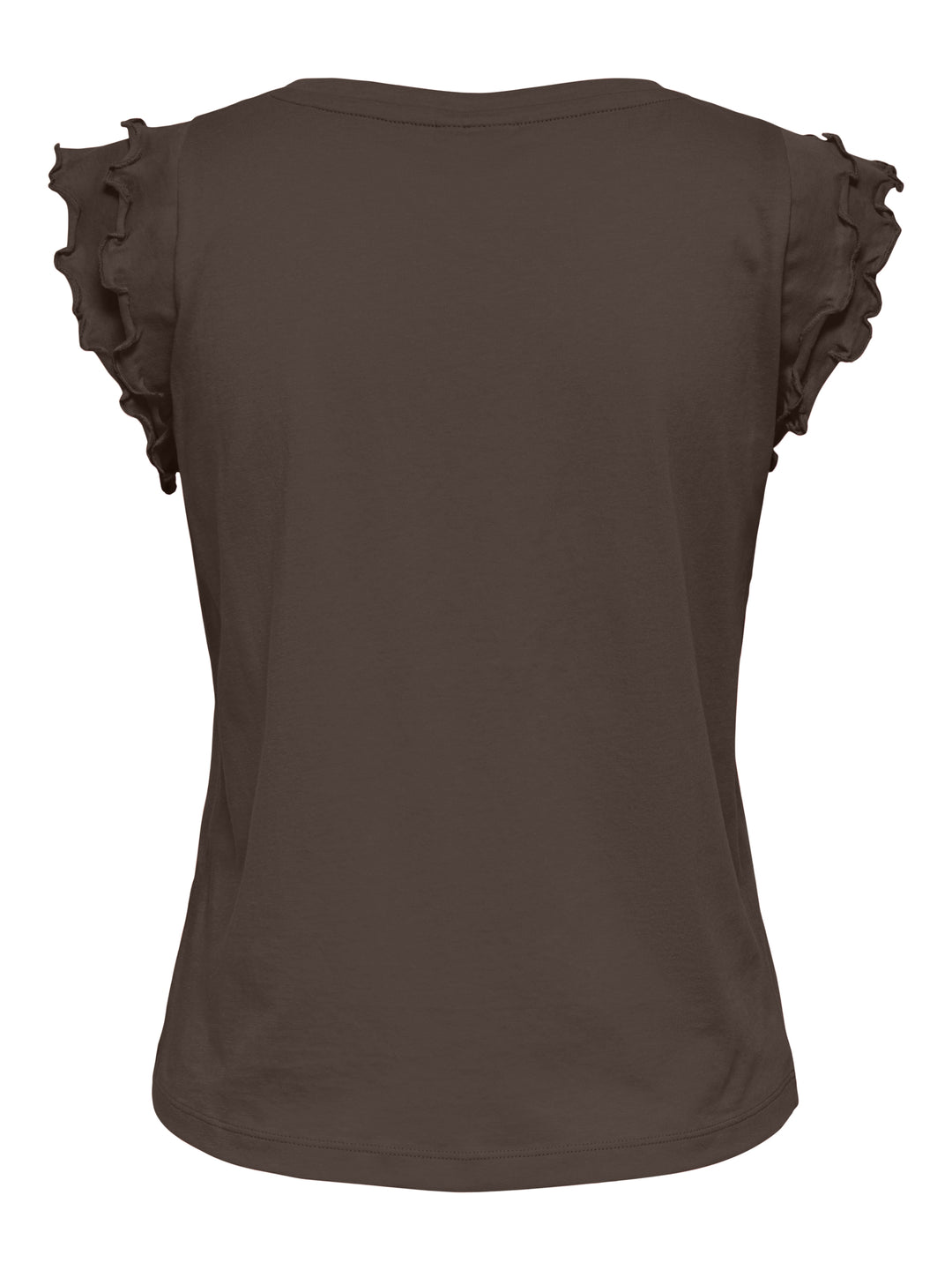 JDYREX S/L FRILL TOP JRS DIA, Chocolate Brown 237395 Bild 2