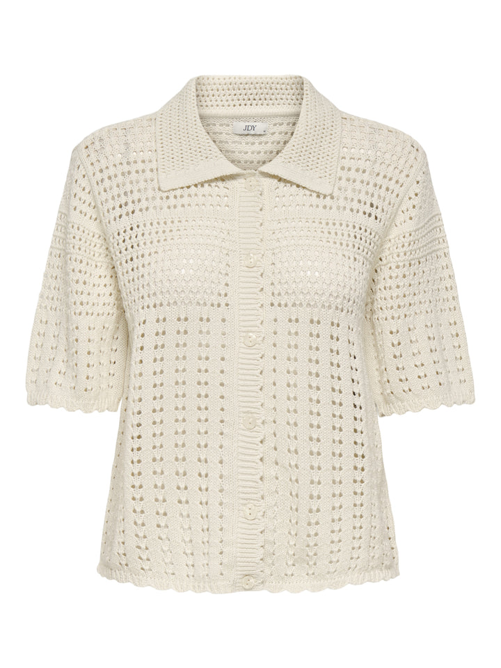 JDYROBIN 2/4 COLLAR CARDIGAN KNT NO, Birch 180083 Bild 1