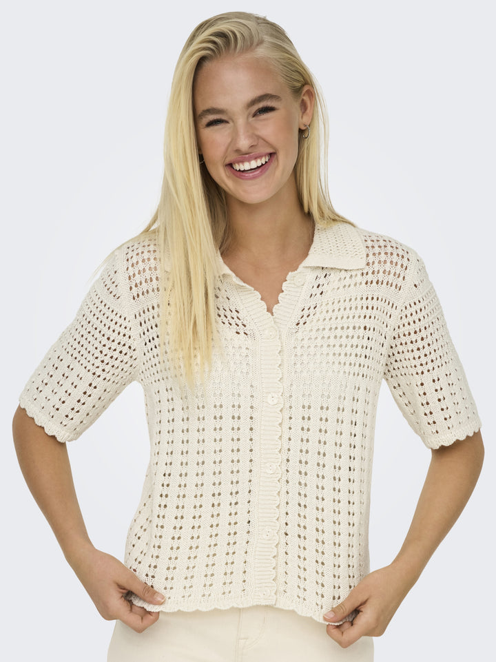 JDYROBIN 2/4 COLLAR CARDIGAN KNT NO, Birch 180083 Bild 5