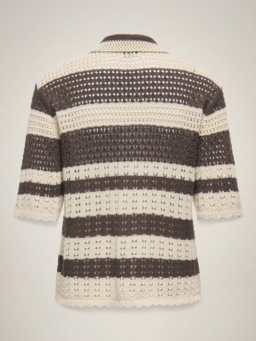 JDYROBIN 2/4 COLLAR CARDIGAN KNT NO, Sandshell/WITH BRACKEN STRIPES 196843002 Bild 2