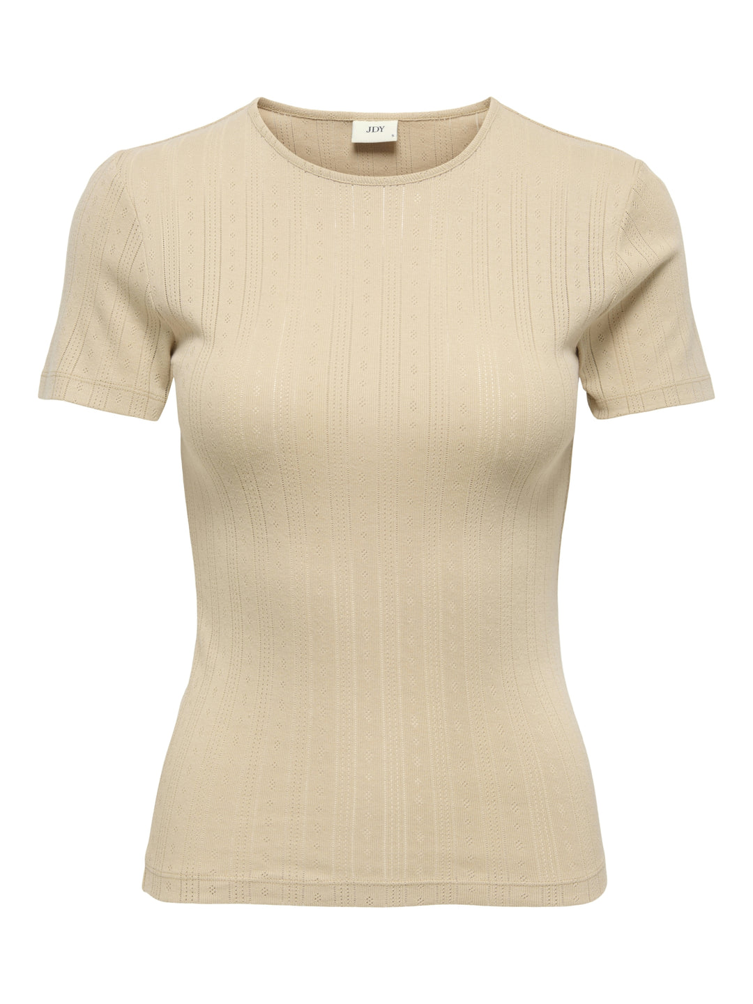 JDYSALSA MIA LIFE S/S O NECK TOP JR, Humus 183019 Bild 1
