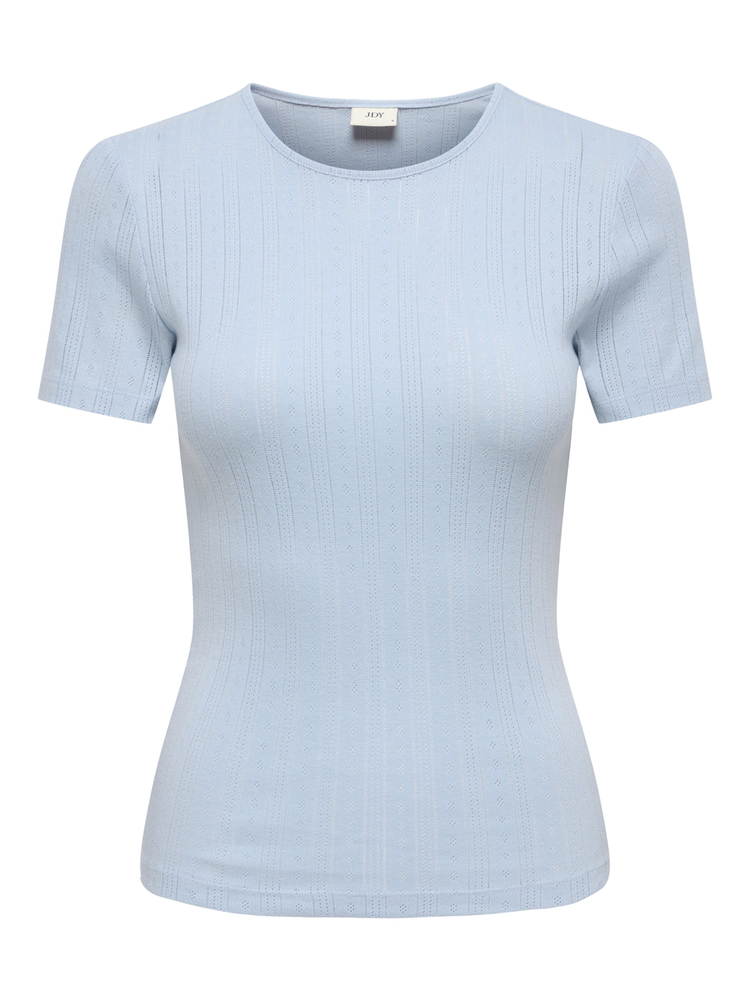 JDYSALSA MIA LIFE S/S O NECK TOP JR, Cashmere Blue 193179 Bild 1