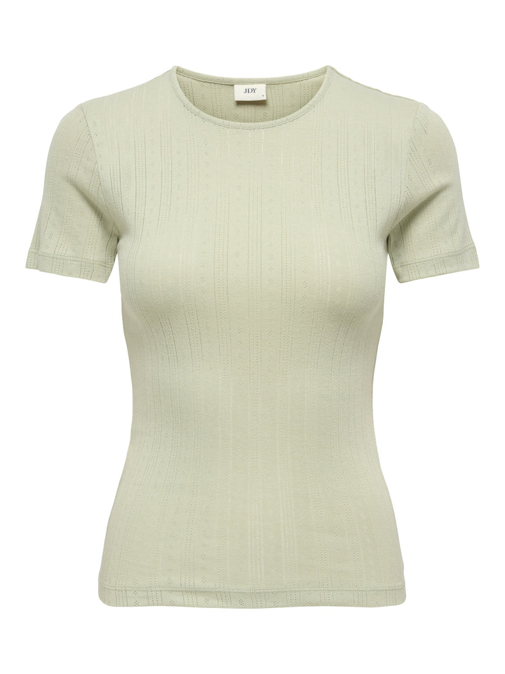JDYSALSA MIA LIFE S/S O NECK TOP JR, Sea Foam 222941 Bild 1