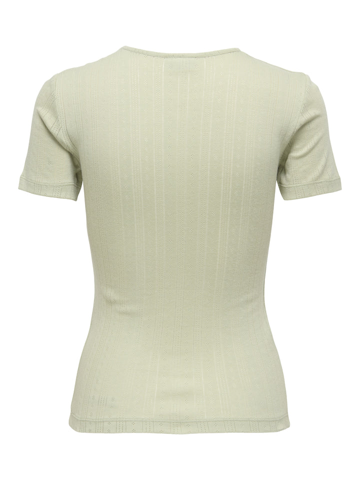JDYSALSA MIA LIFE S/S O NECK TOP JR, Sea Foam 222941 Bild 2
