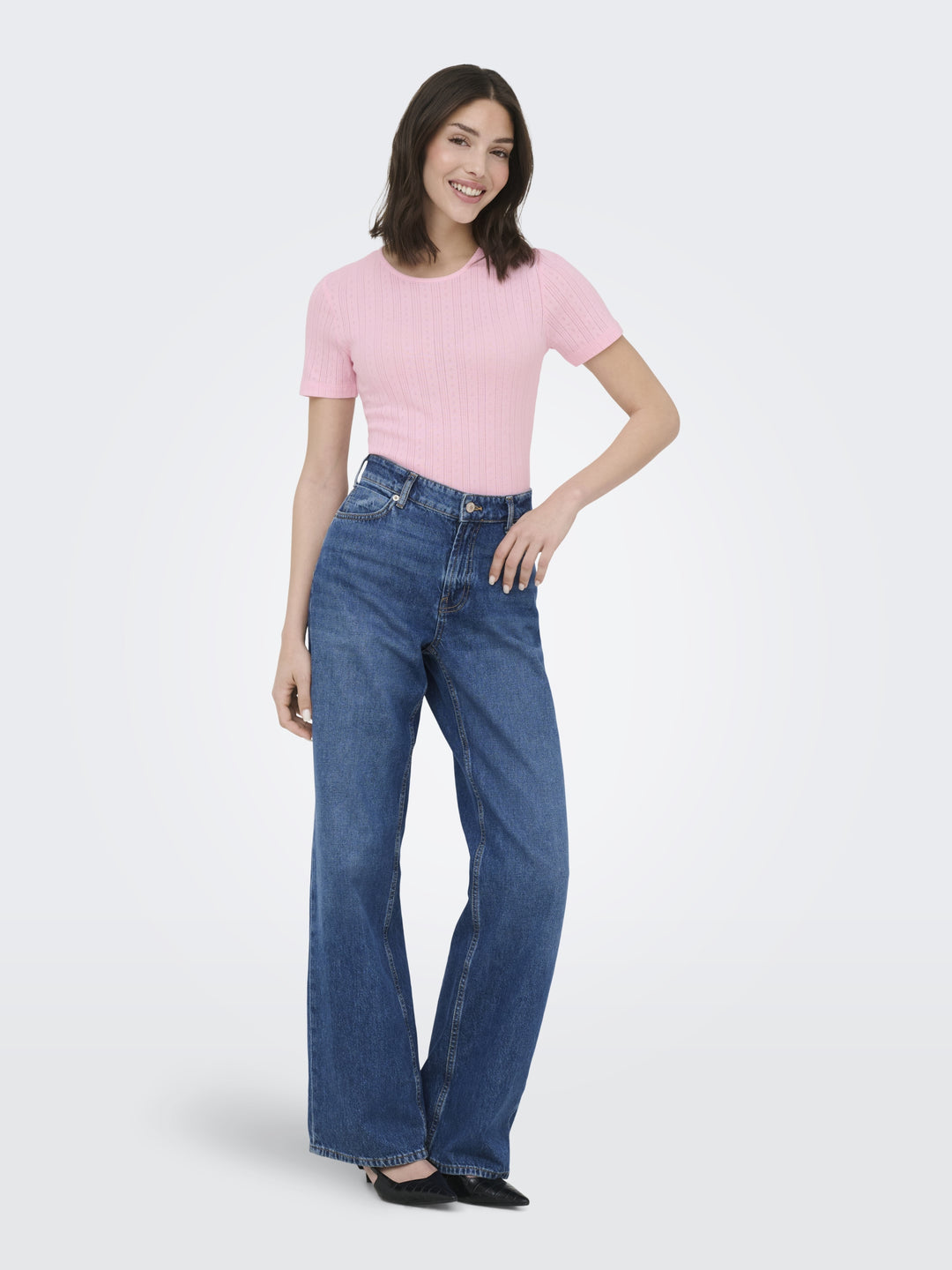 JDYSALSA MIA LIFE S/S O NECK TOP JR, Fairy Tale 273435 Bild 5