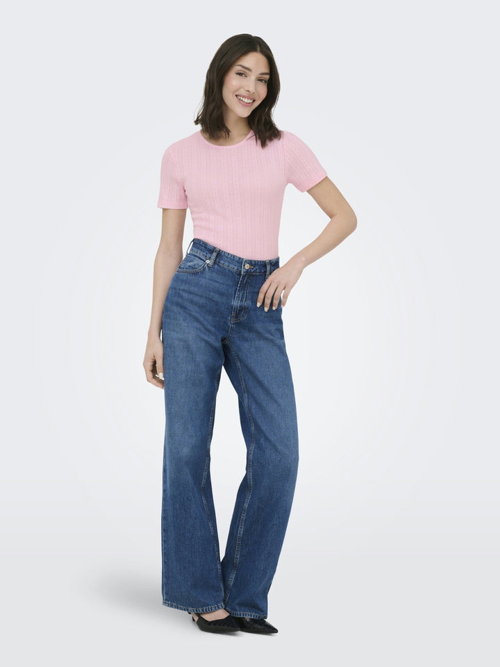 JDYSALSA MIA LIFE S/S O NECK TOP JR, Fairy Tale 273435 Bild 5