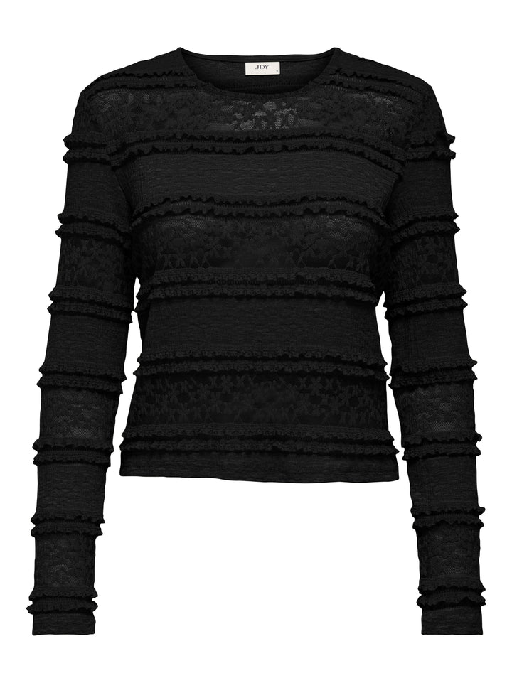JDYSARAH L/S LACE TOP JRS NOOS, Black 177911 Bild 1