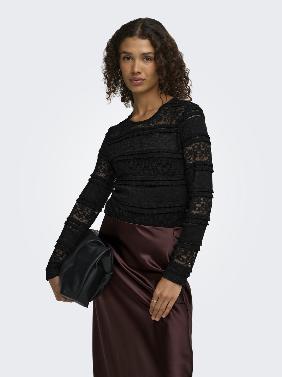 JDYSARAH L/S LACE TOP JRS NOOS, Black 177911 Bild 4