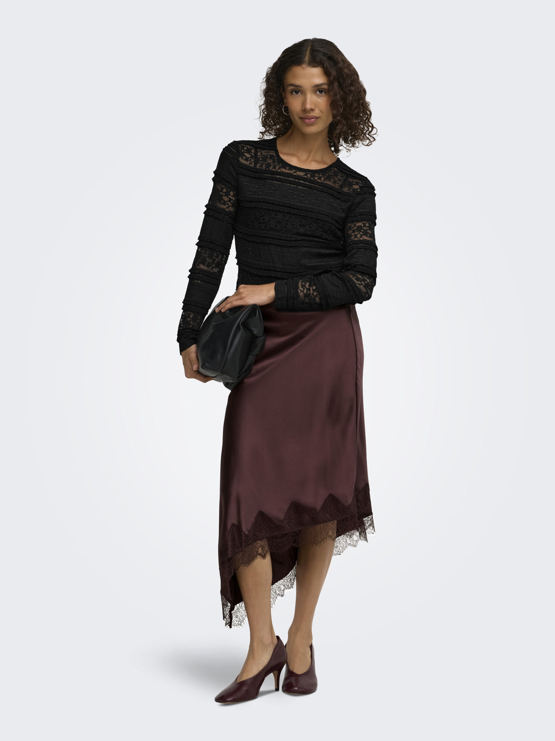 JDYSARAH L/S LACE TOP JRS NOOS, Black 177911 Bild 5