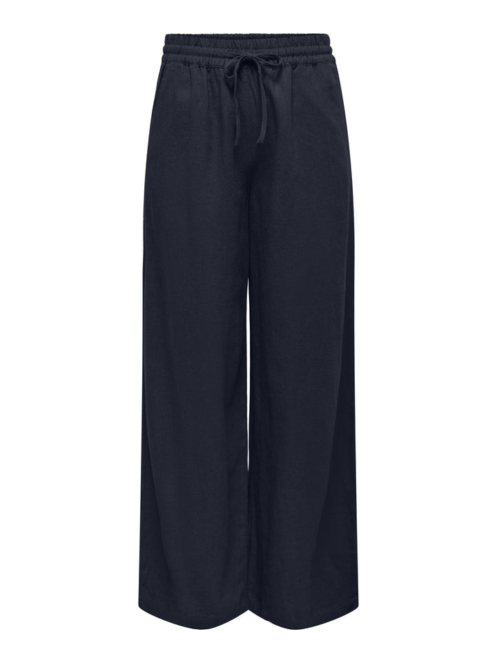 JDYSAY HW LINEN WIDE PANT WVN NOOS, Sky Captain 206410 Bild 1