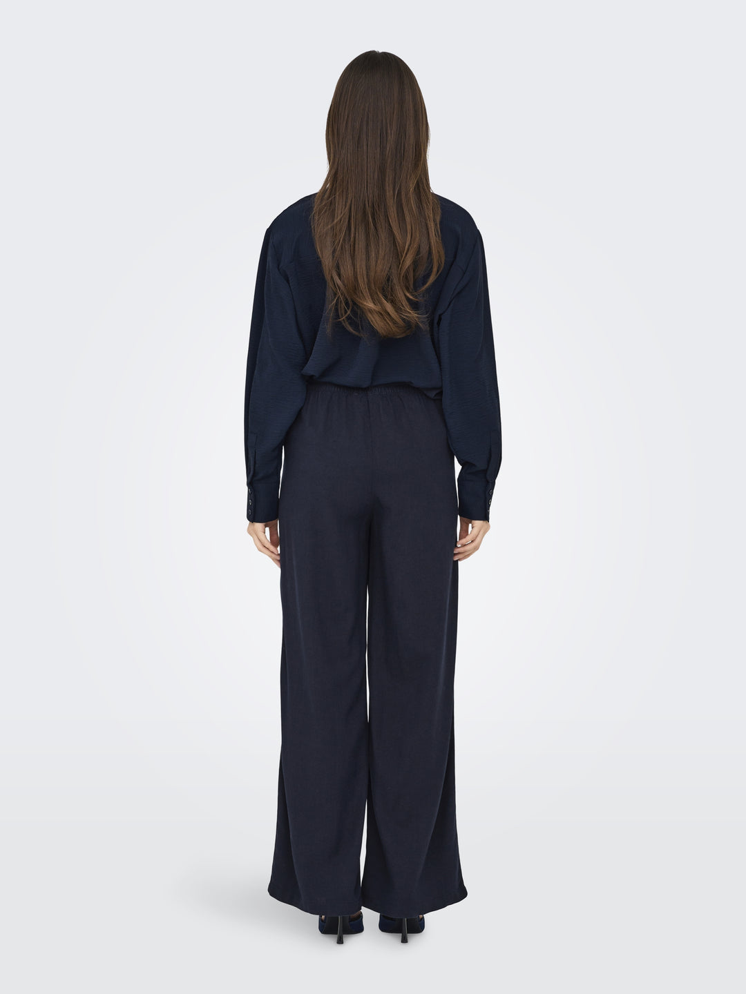 JDYSAY HW LINEN WIDE PANT WVN NOOS, Sky Captain 206410 Bild 4
