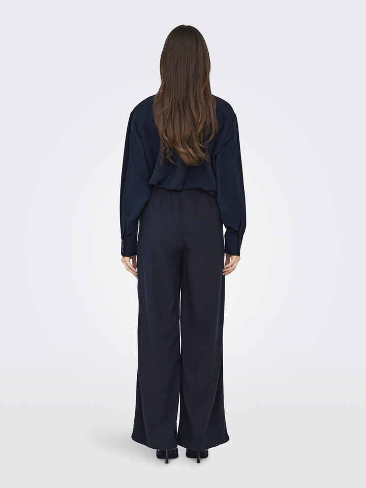 JDYSAY HW LINEN WIDE PANT WVN NOOS, Sky Captain 206410 Bild 4