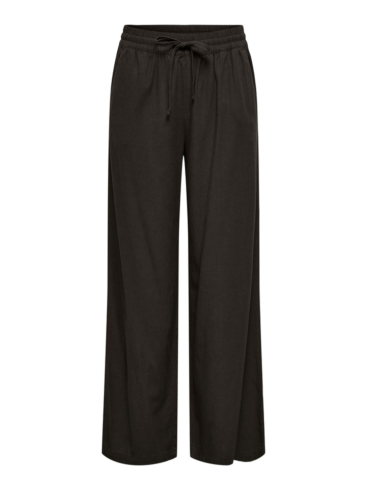 JDYSAY HW LINEN WIDE PANT WVN NOOS, Chocolate Torte 244915 Bild 1