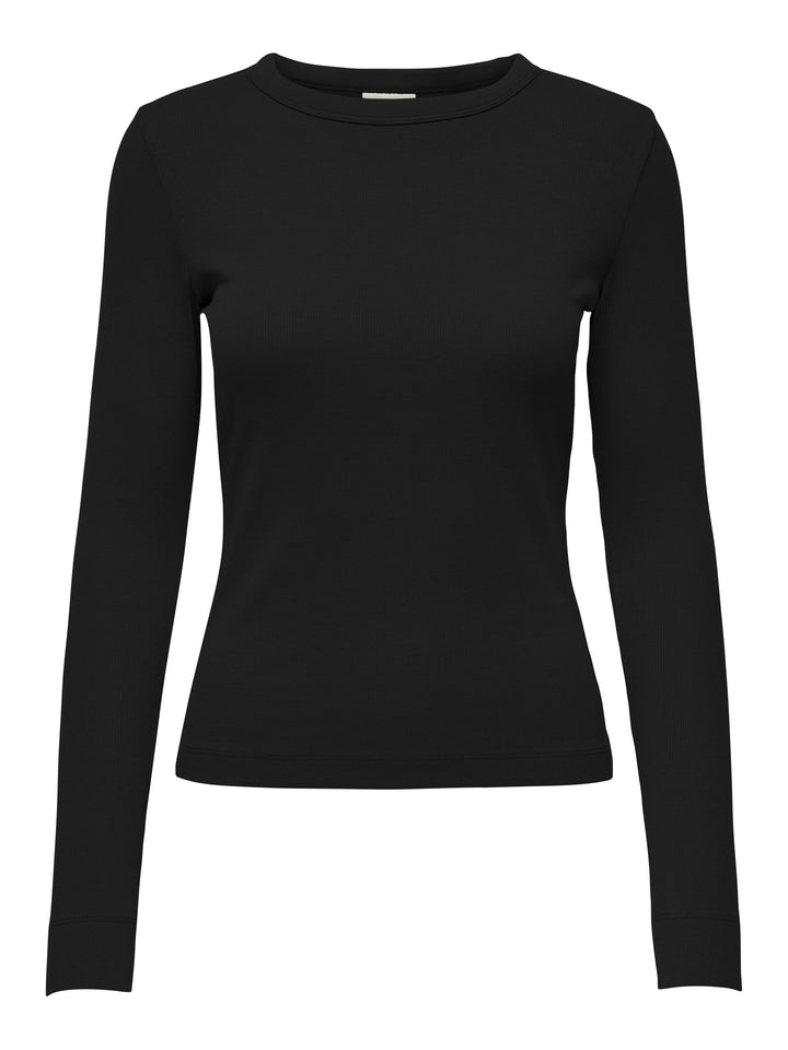 JDYSENTA L/S O-NECK TOP JRS, Black 177911 Bild 1