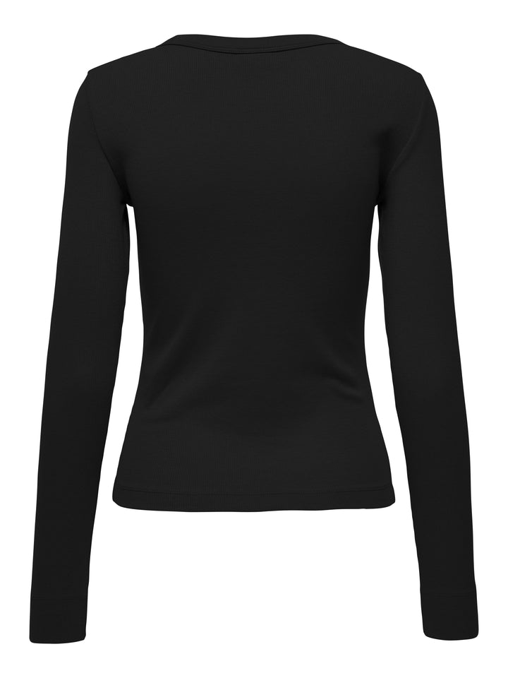 JDYSENTA L/S O-NECK TOP JRS, Black 177911 Bild 2