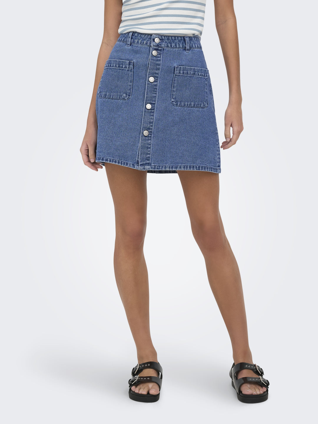 JDYSHIRAZ HW SKIRT DNM, Medium Blue Denim 179695 Bild 4