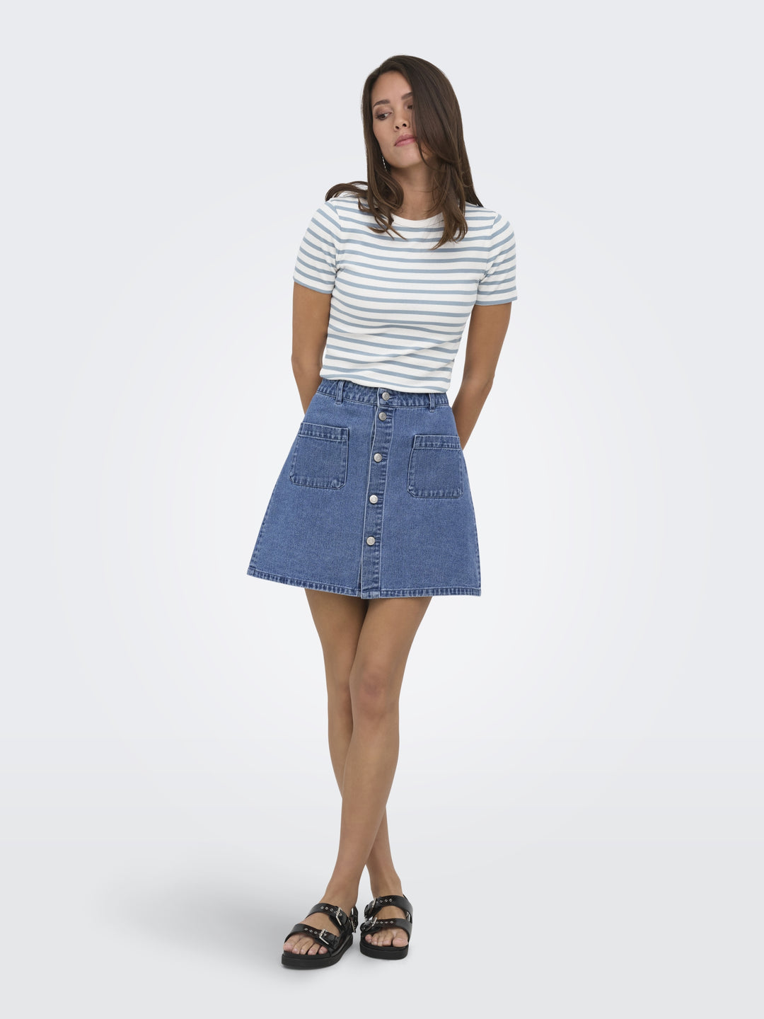 JDYSHIRAZ HW SKIRT DNM, Medium Blue Denim 179695 Bild 5