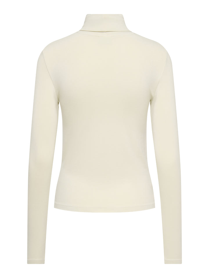 JDYSISSY L/S HIGHNECK TOP JRS DIA, Oatmeal 177935 Bild 2