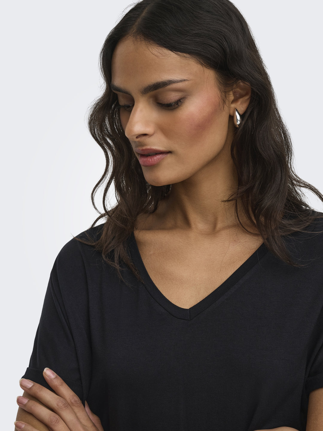 JDYSISSY S/S V-NECK TOP JRS DIA, Black 177911 Bild 7
