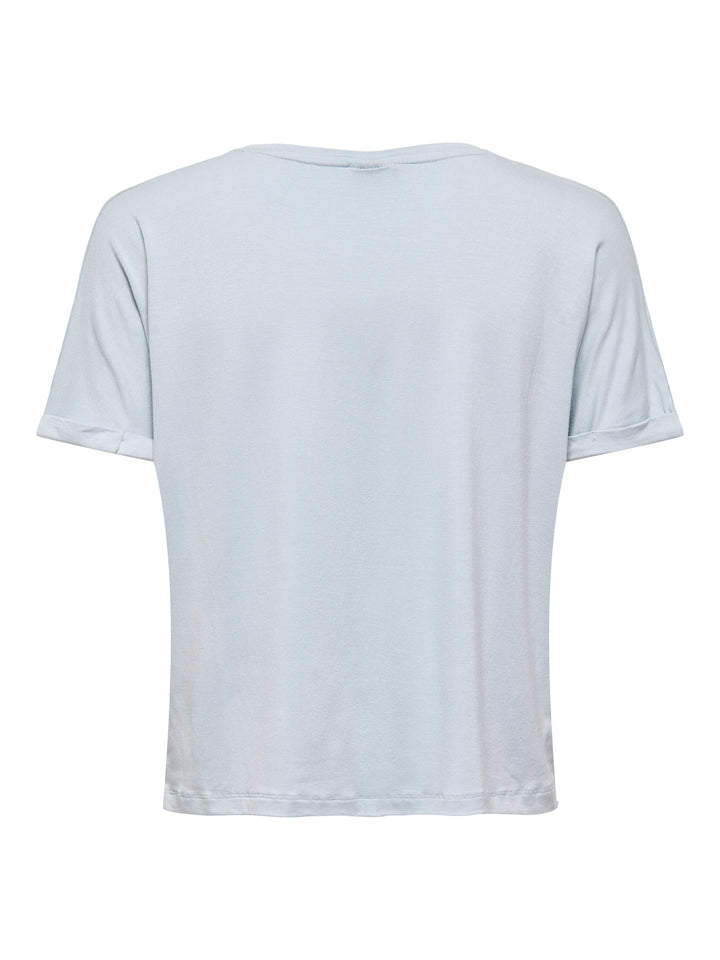 JDYSISSY S/S V-NECK TOP JRS DIA, Cashmere Blue 193179 Bild 2