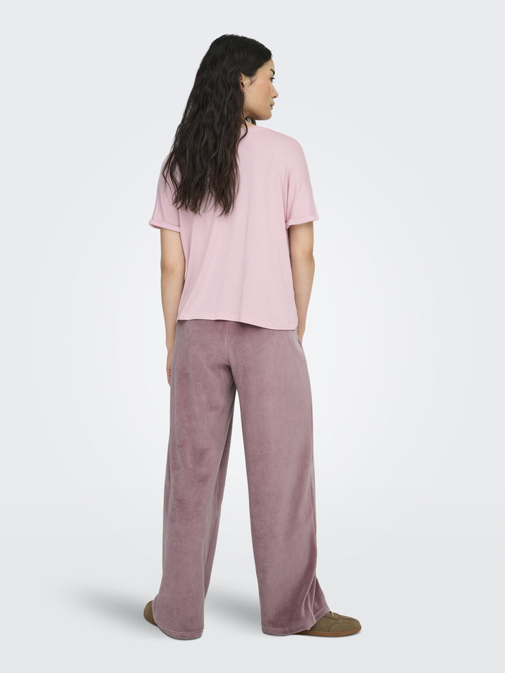 JDYSISSY S/S V-NECK TOP JRS DIA, Fragrant Lilac 240595 Bild 3