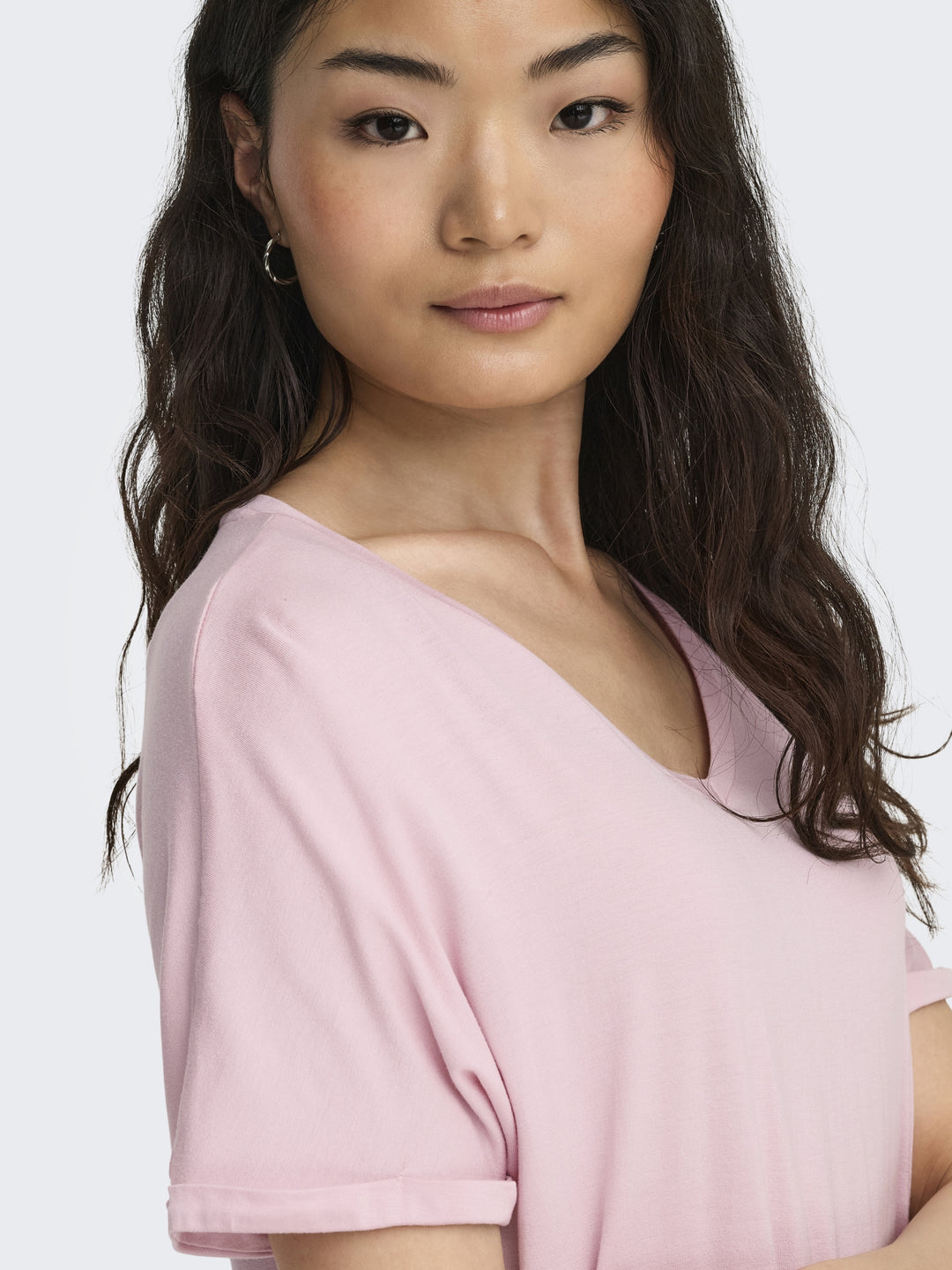 JDYSISSY S/S V-NECK TOP JRS DIA, Fragrant Lilac 240595 Bild 6