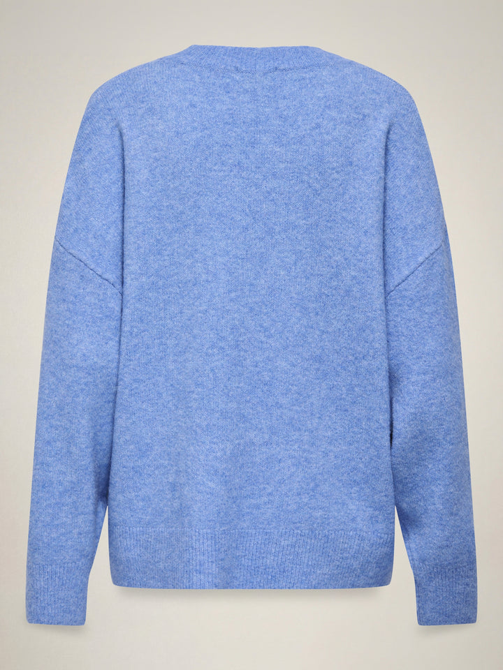 JDYSONJA L/S O-NECK PULLOVER KNT, Provence/MELANGE 200030001 Bild 2