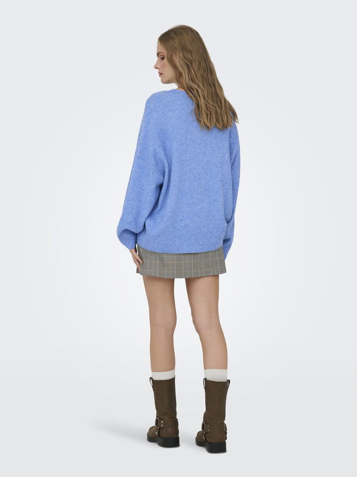 JDYSONJA L/S O-NECK PULLOVER KNT, Provence/MELANGE 200030001 Bild 3