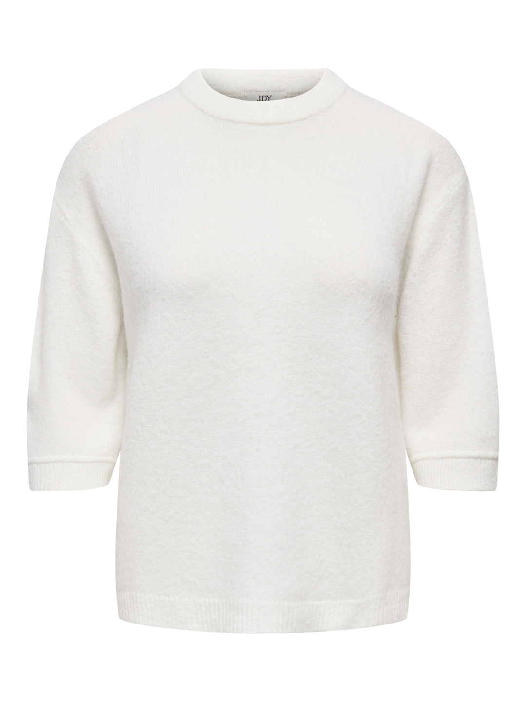 JDYSONJA S/S O-NECK PULLOVER KNT, Cloud Dancer/MELANGE 177922001 Bild 1