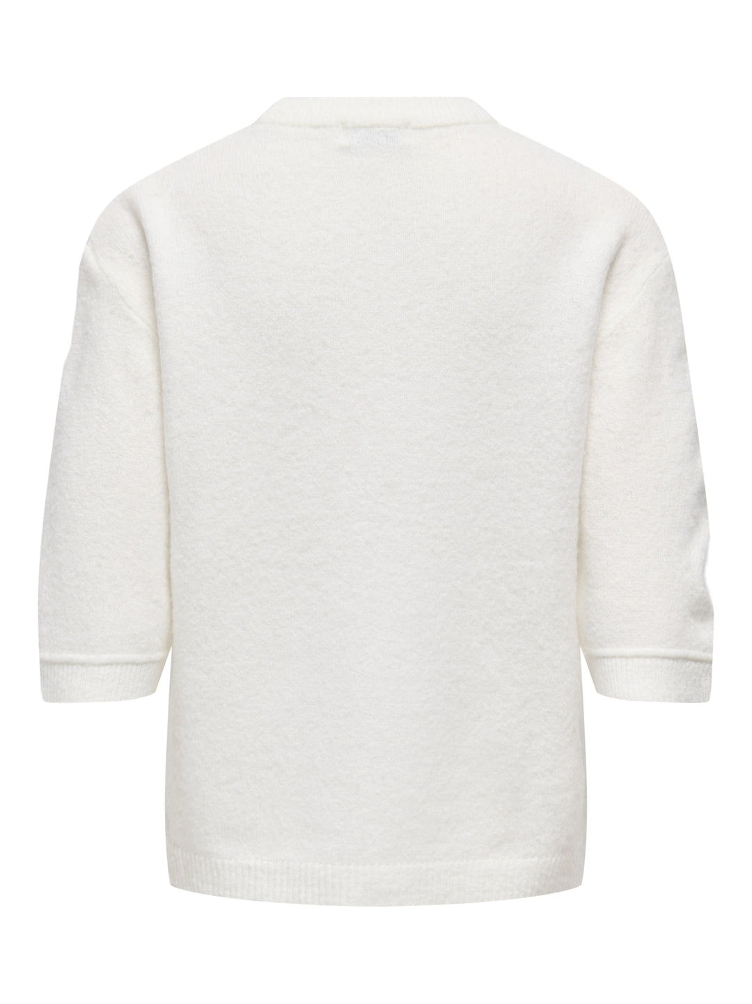 JDYSONJA S/S O-NECK PULLOVER KNT, Cloud Dancer/MELANGE 177922001 Bild 2