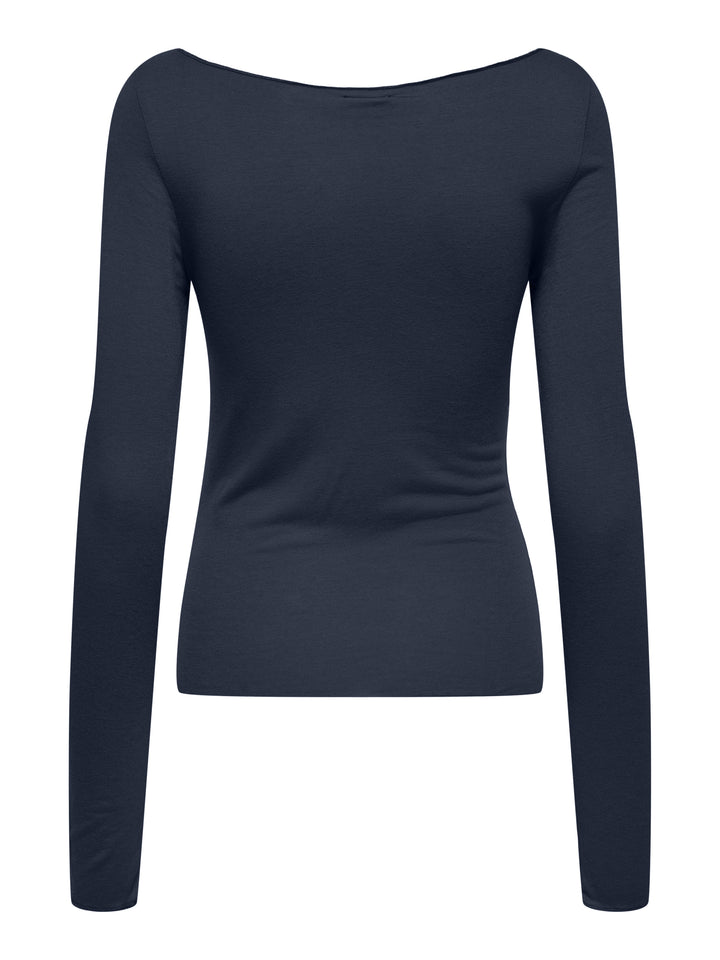 JDYSUMA WOOLBLEND L/S BOATNECK TOP, Navy Blazer 186699 Bild 2