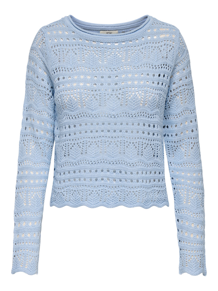 JDYSUN LAY L/S BOATNECK PULLOV. KNT, Cashmere Blue 193179 Bild 1