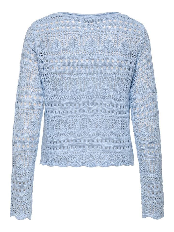 JDYSUN LAY L/S BOATNECK PULLOV. KNT, Cashmere Blue 193179 Bild 2