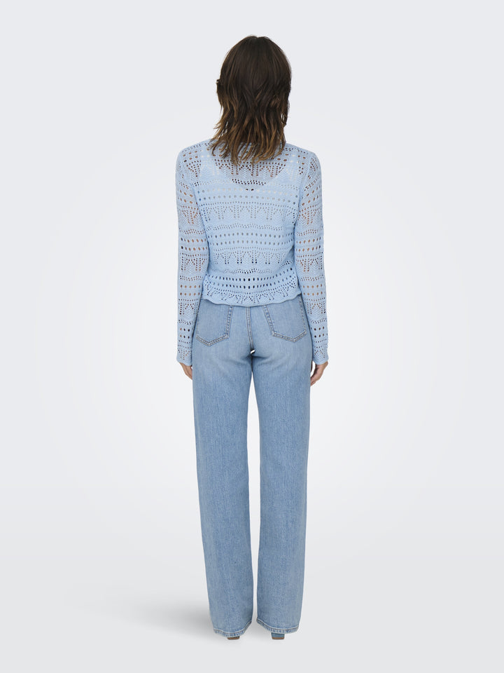 JDYSUN LAY L/S BOATNECK PULLOV. KNT, Cashmere Blue 193179 Bild 4